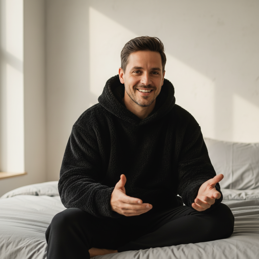 Pull à Capuche Doux