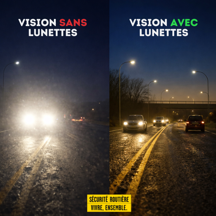 Lunettes de conduite nocturne