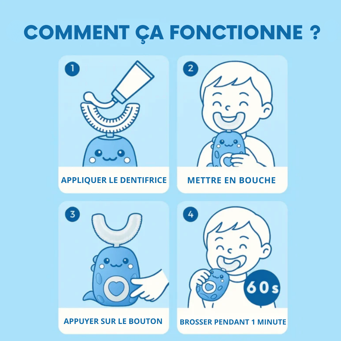 Brosse à Dents pour Enfants